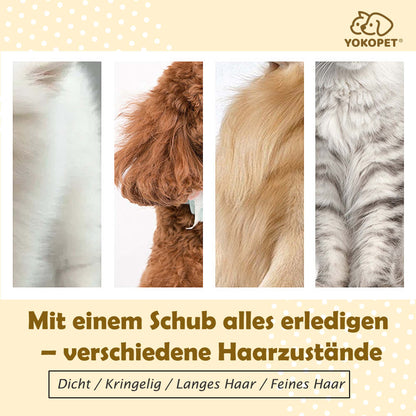 Dog Brush, Cat Brush, Pet Brush, Hair Remover, Pet Brush for Long and Short Hair, Clean Pet Hair from the Brush with One Button