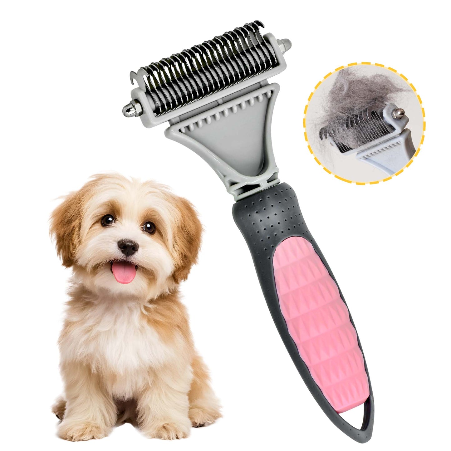 Cat Brush for Hair Removal Cat Brush Long Hair Cat Brush Short Hair Undercoat Brush Cat Against Tangles Massaging Undercoat Brush Cat