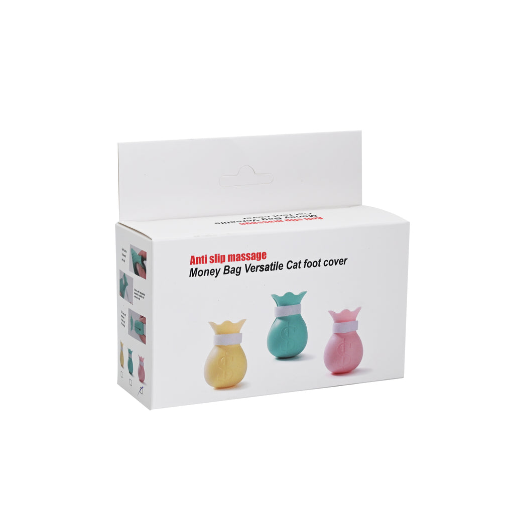 Cat Anti-Slip Paw Cover Massage (Dollar Bag Style)