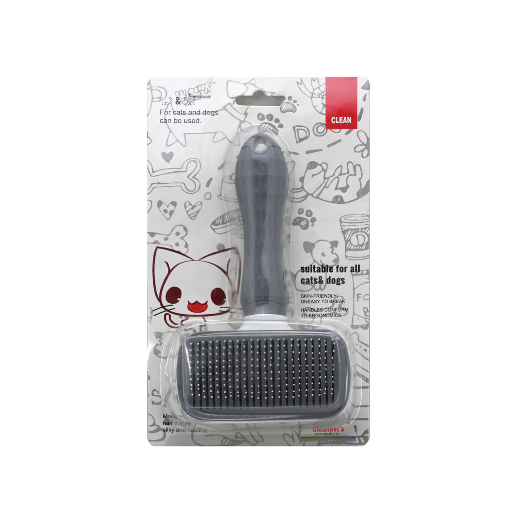 Pet Hair Brush (One-Button Self Cleaning Function, TPR Handle)