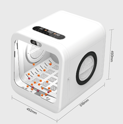 Pet Hair Drying Box - Automatic Pet Dryer Box for Cat Puppy Kitten,Ultra Quiet Hair Dryer for Small Dog Grooming, APP Remote Control