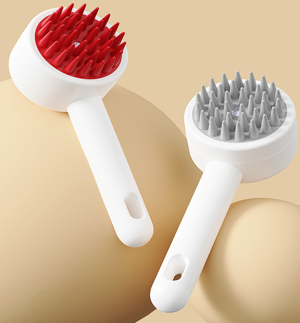 Pet Liquid-Dispensing Massage Bath Brush