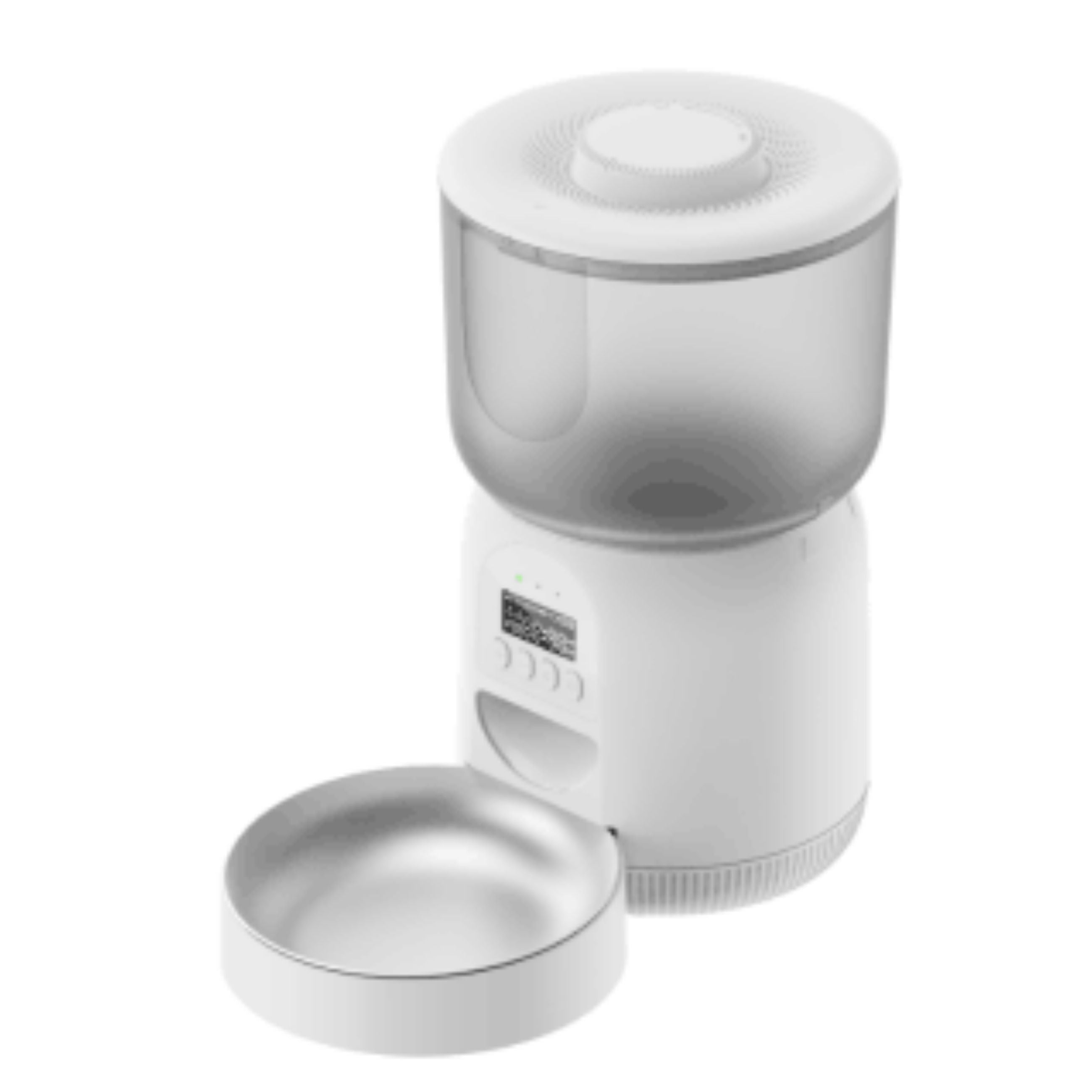 Smart Automatic Pet Feeder (Basic Model PF001, Black/White)