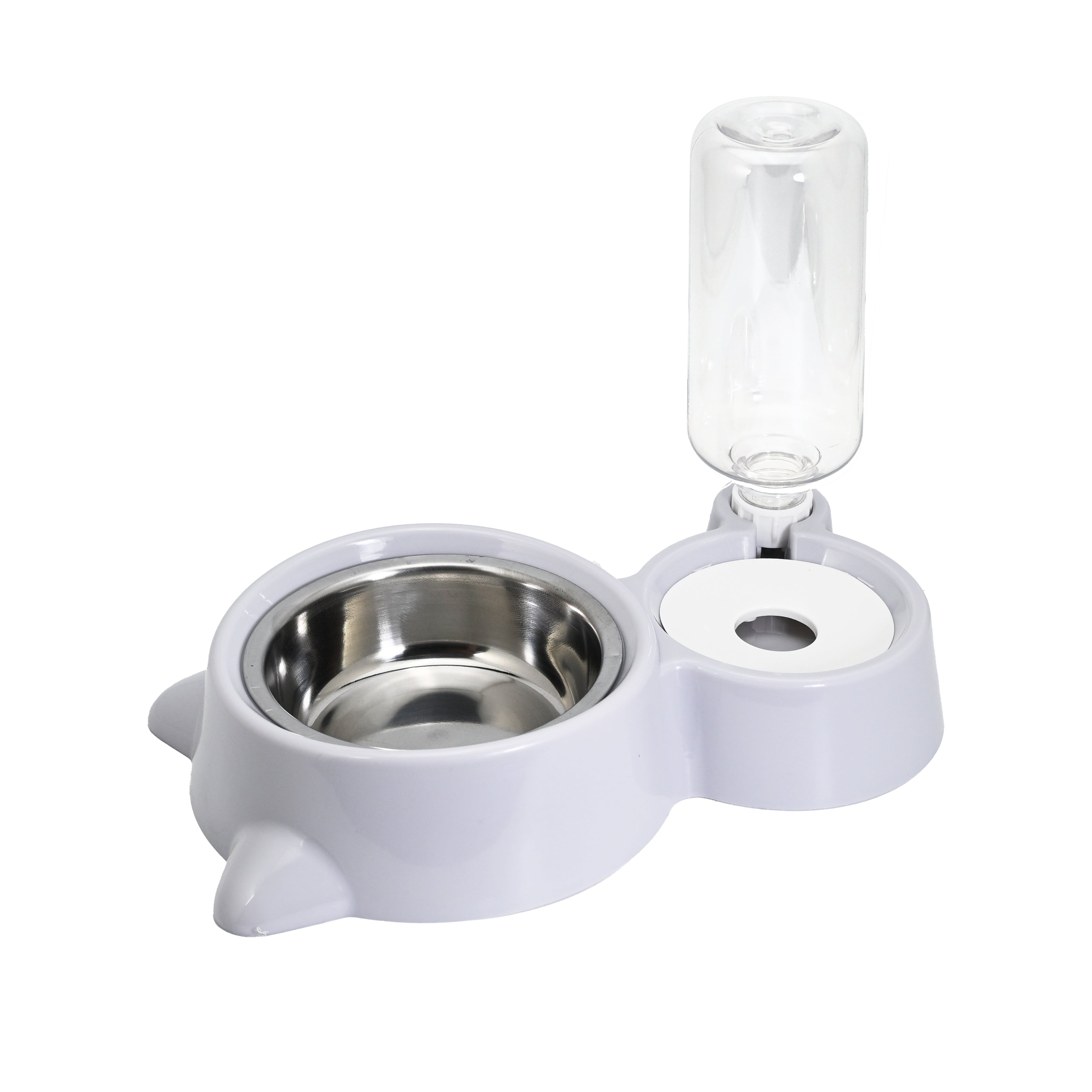 Elevated 2-in-1 Pet Feeding &amp; Water Bowl (Anti-Spilling Design, Single Bowl)