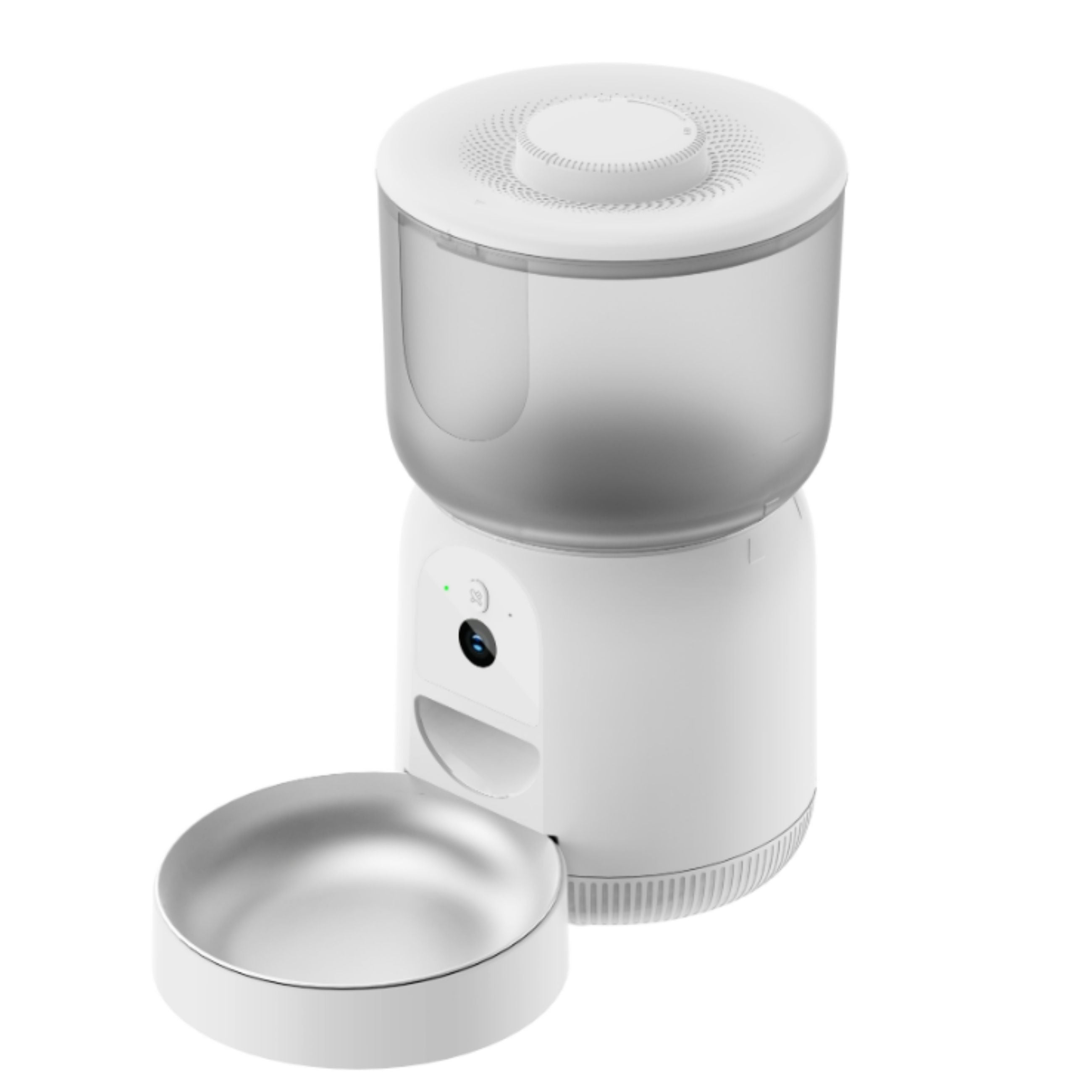 Smart Automatic Pet Feeder (Video Version PF001, Black/White)