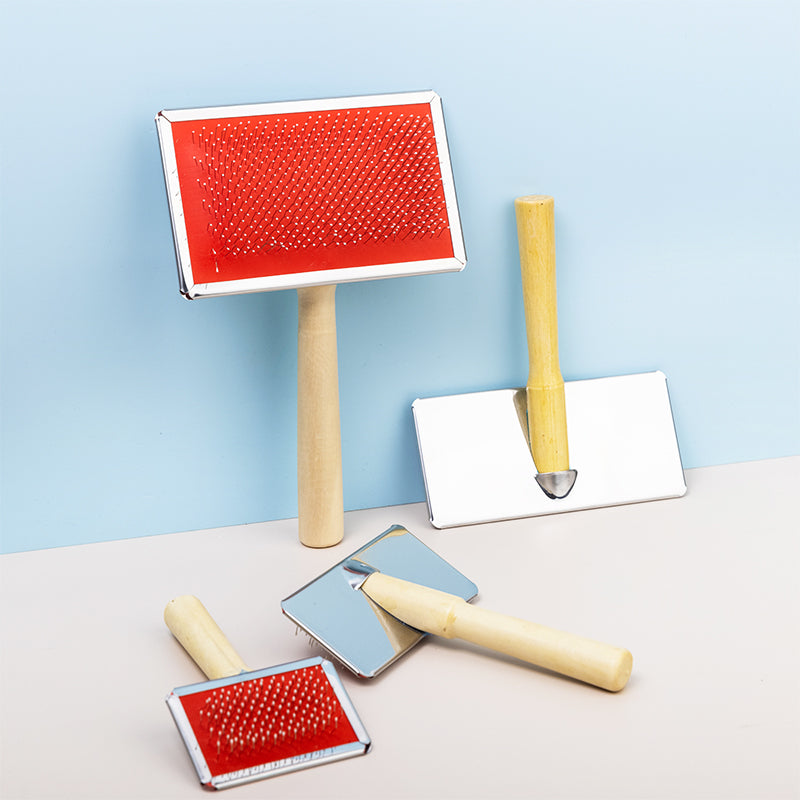 Wood Brush for Pet (9502-Medium Size)