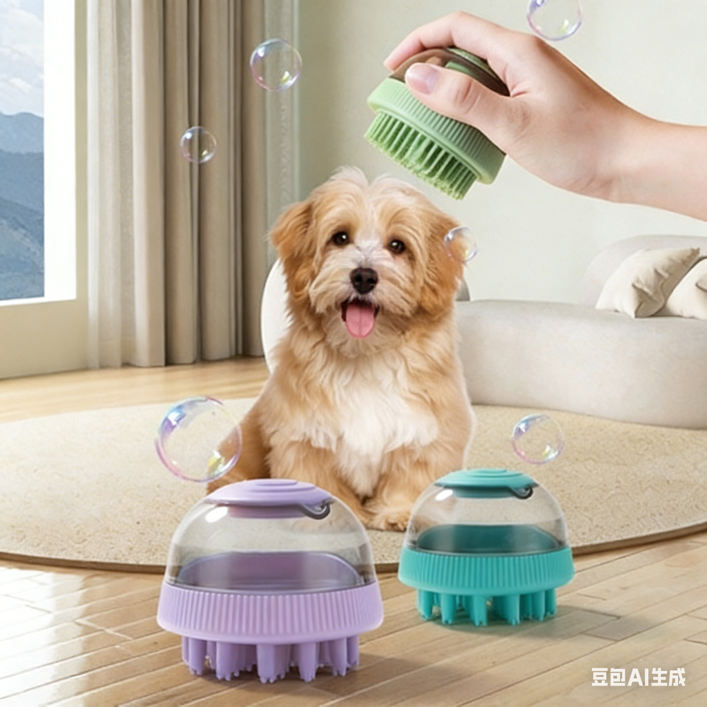 Pet Bath Brush (Capsule Design)