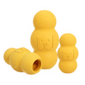 Durable Rubber Treat-Dispensing Chew Toy for Medium Dogs – Interactive Teeth Cleaning Puzzle Toy - S/M/L