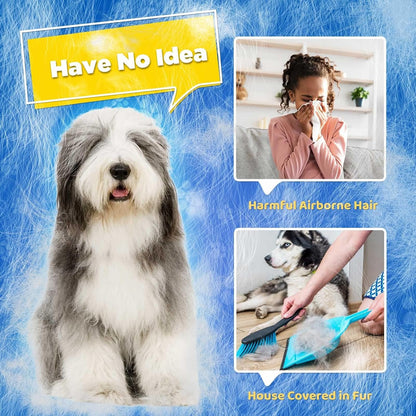 Pet Hair Remover Gloves - Gentle Shedding Brushes for Dogs, Cats & Horses with Long and Short Hair