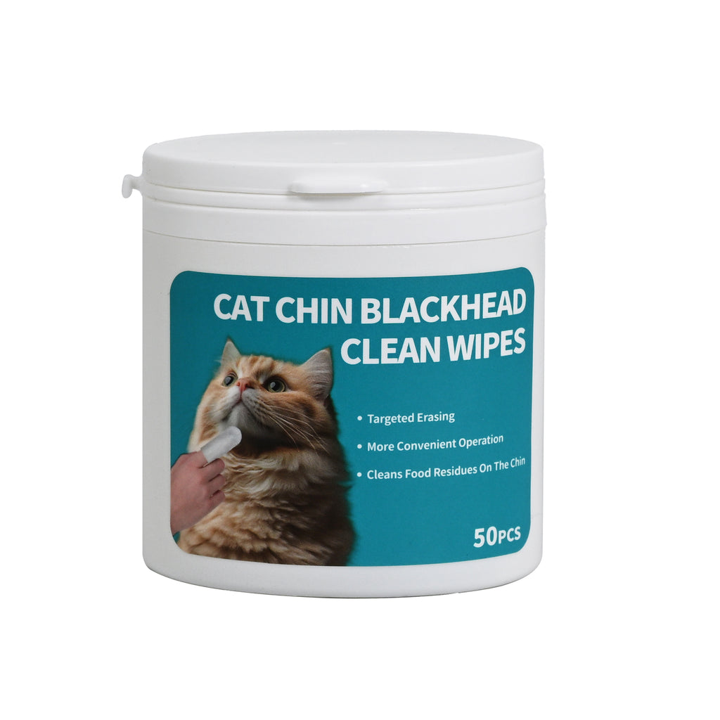 Pet Chin Blackhead Cleaning Finger Wipes 50-Piece