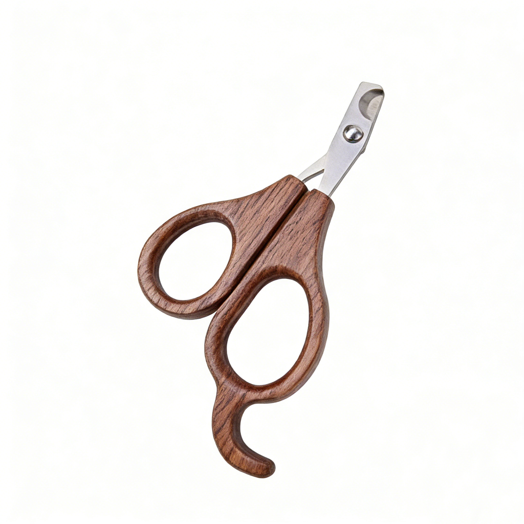 Walnut Wood Pet Nail Clipper (Model No. 927120)