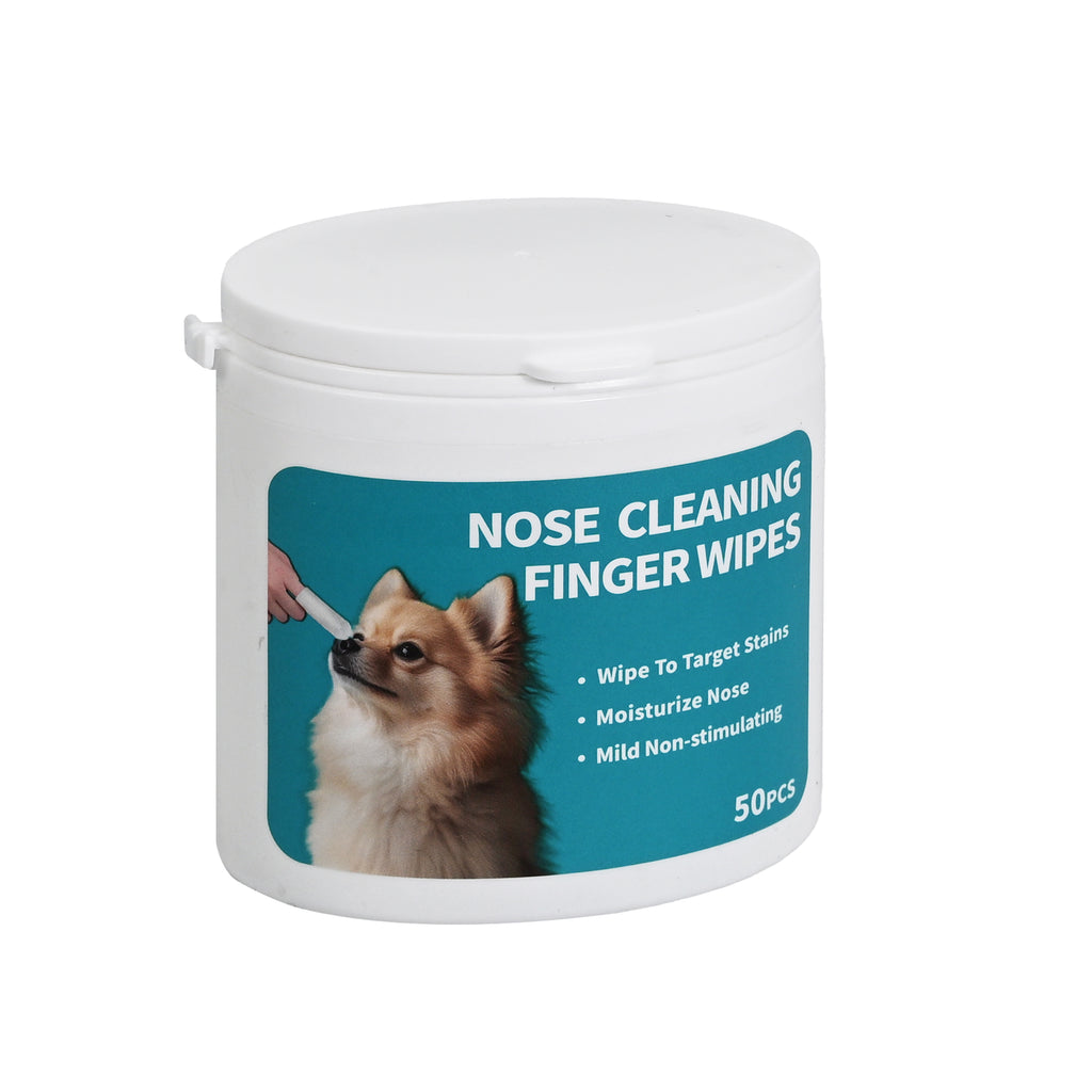 Pet Nose Cleaning Finger Wipes 50-Piece