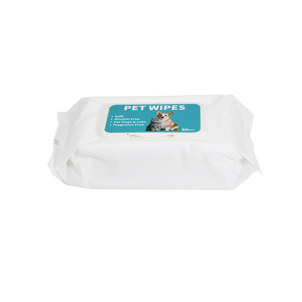 Pet Cleaning Wet Wipes 80-Piece