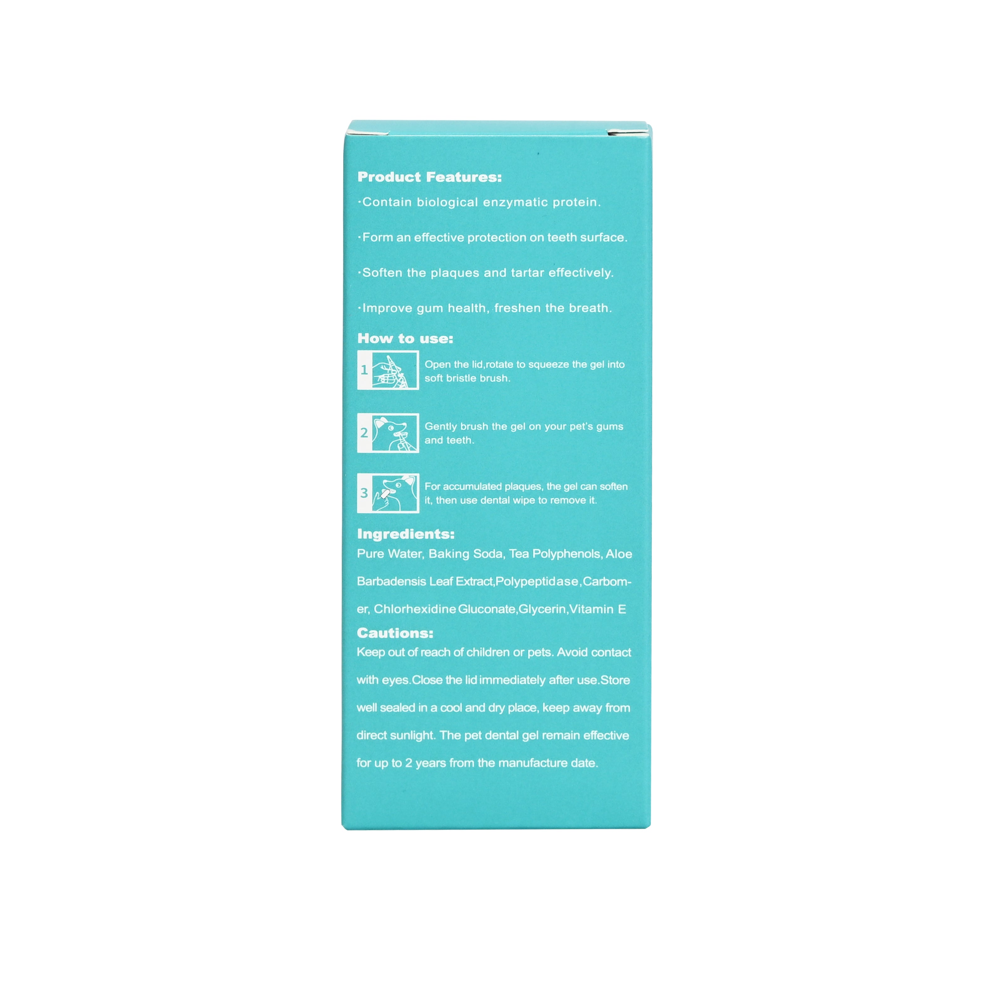 Pet Dental Gel 5ml, 3-Piece