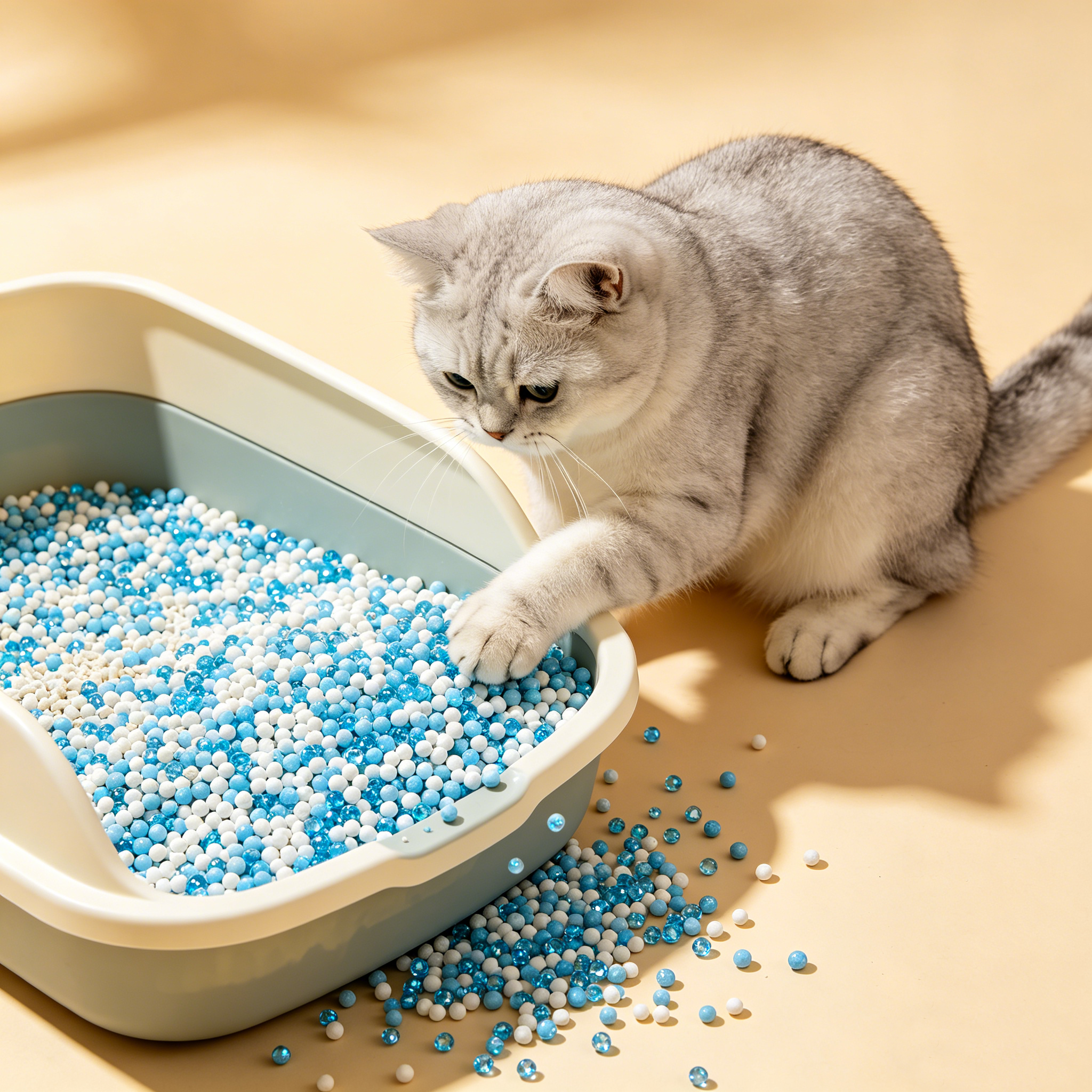 Silica Gel Cat Litter - Antibacterial, Eco-Friendly, Dust-Free & Great Deodorization
